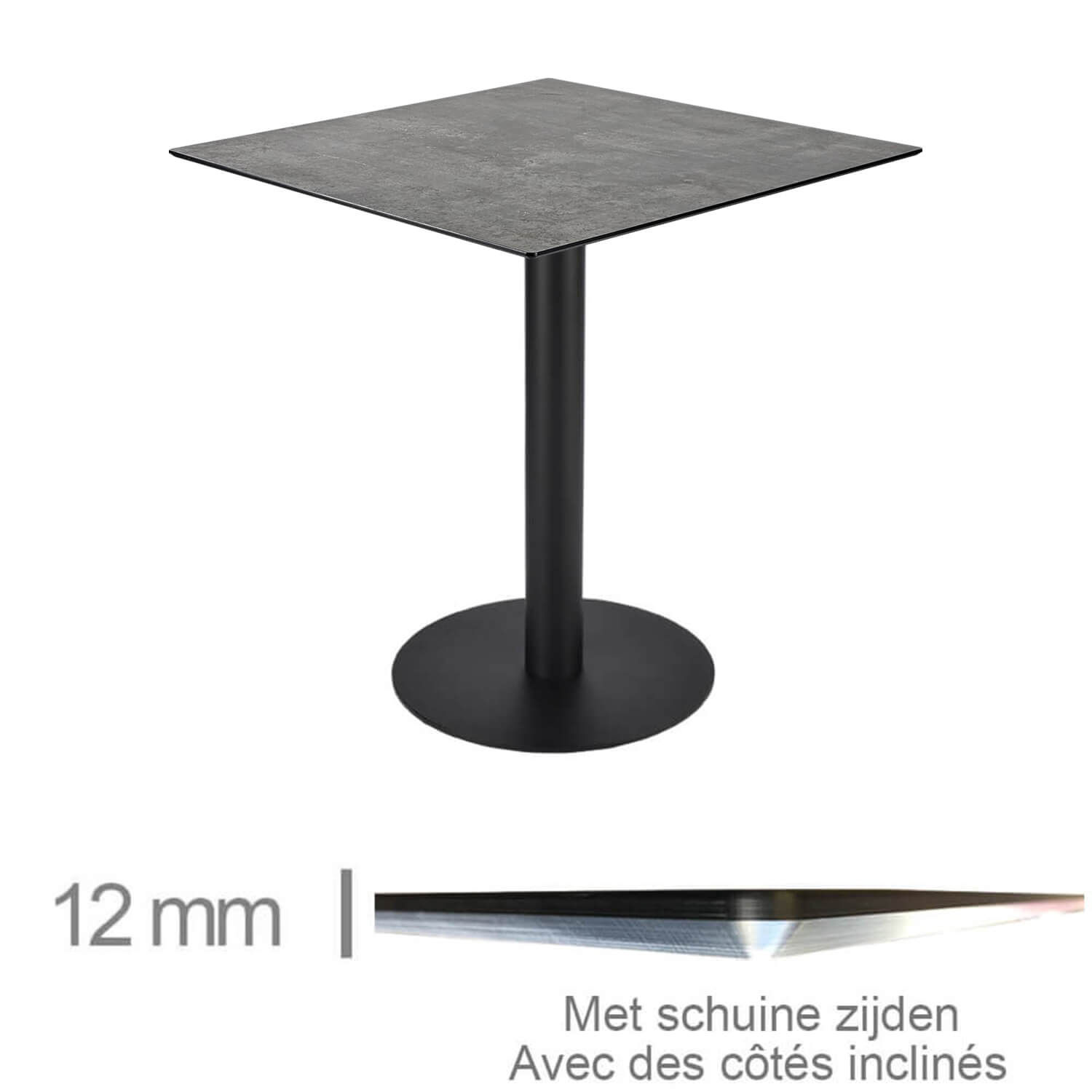 Horeca-Tafel-Compact-Fossil-69x69-Cm-Met-Onderstel-B-320