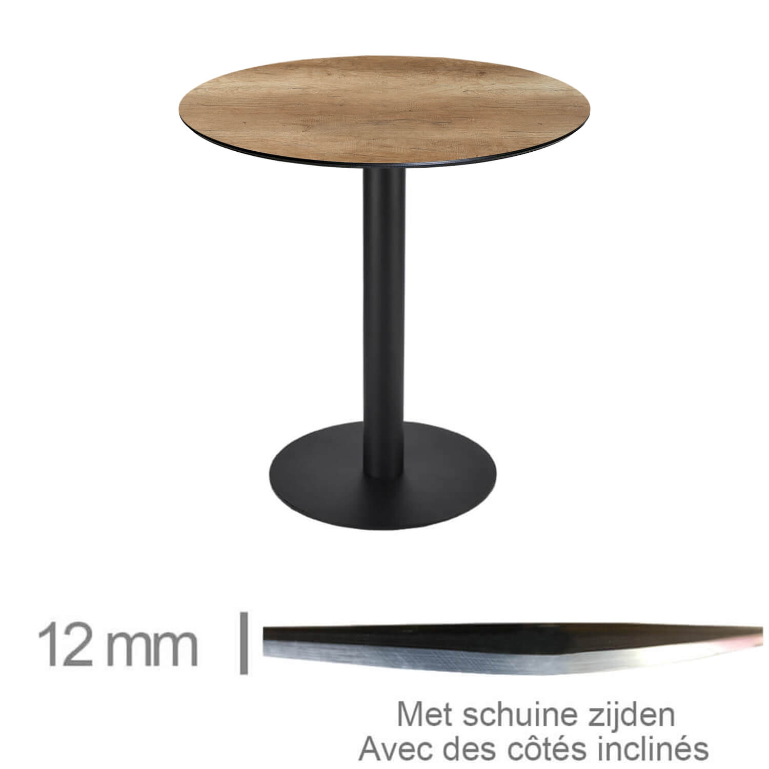 Horeca-Tafel-Rond-Compact-Canyon-Monument-Oak-69-Cm-Met-Onderstel-B-320