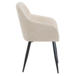 Horeca-Armstoel-JESSICA-Creme-Stof-Z