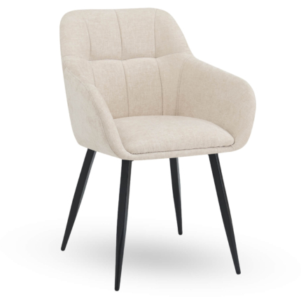 Horeca-Armstoel-JESSICA-Creme-Vintage-Stof