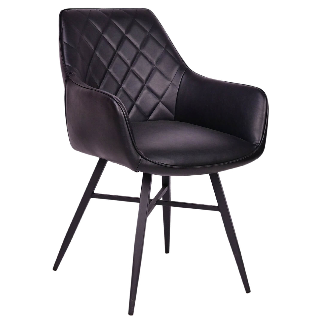 Horeca-Armstoel-Luxor-Zwart