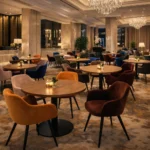 Horeca-Armstoel-MALMO-goud-Velvet-Fluweel-model-1