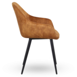 Horeca-Armstoel-OSLO-Goud-Velvet-Fluweel-Z