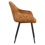 Horeca-Armstoel-OSLO-Goud-Velvet-Fluweel-Z