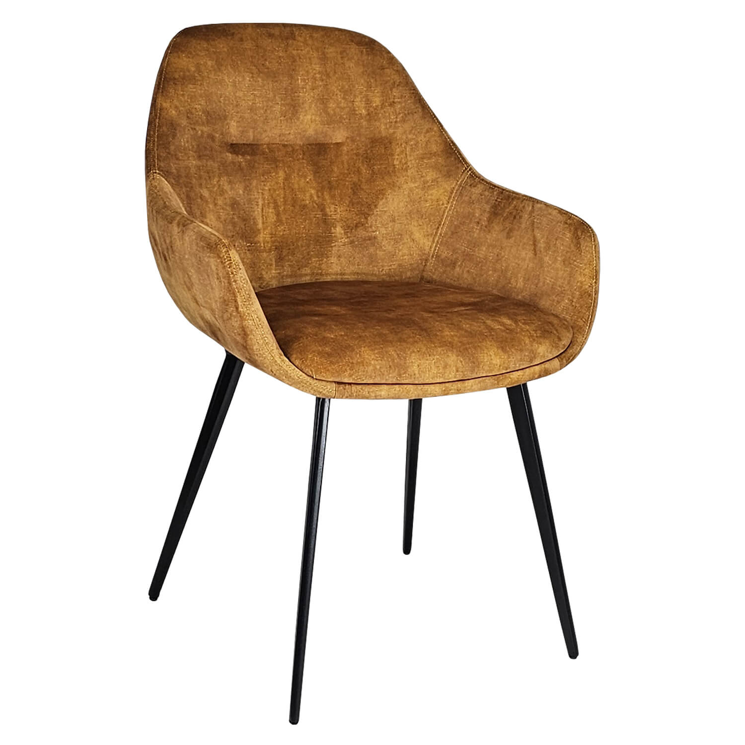 Horeca-Armstoel-Velvet-Fluweel-Oslo-Goud Horeca-Armstoel-Velvet-Fluweel-Oslo-Goud