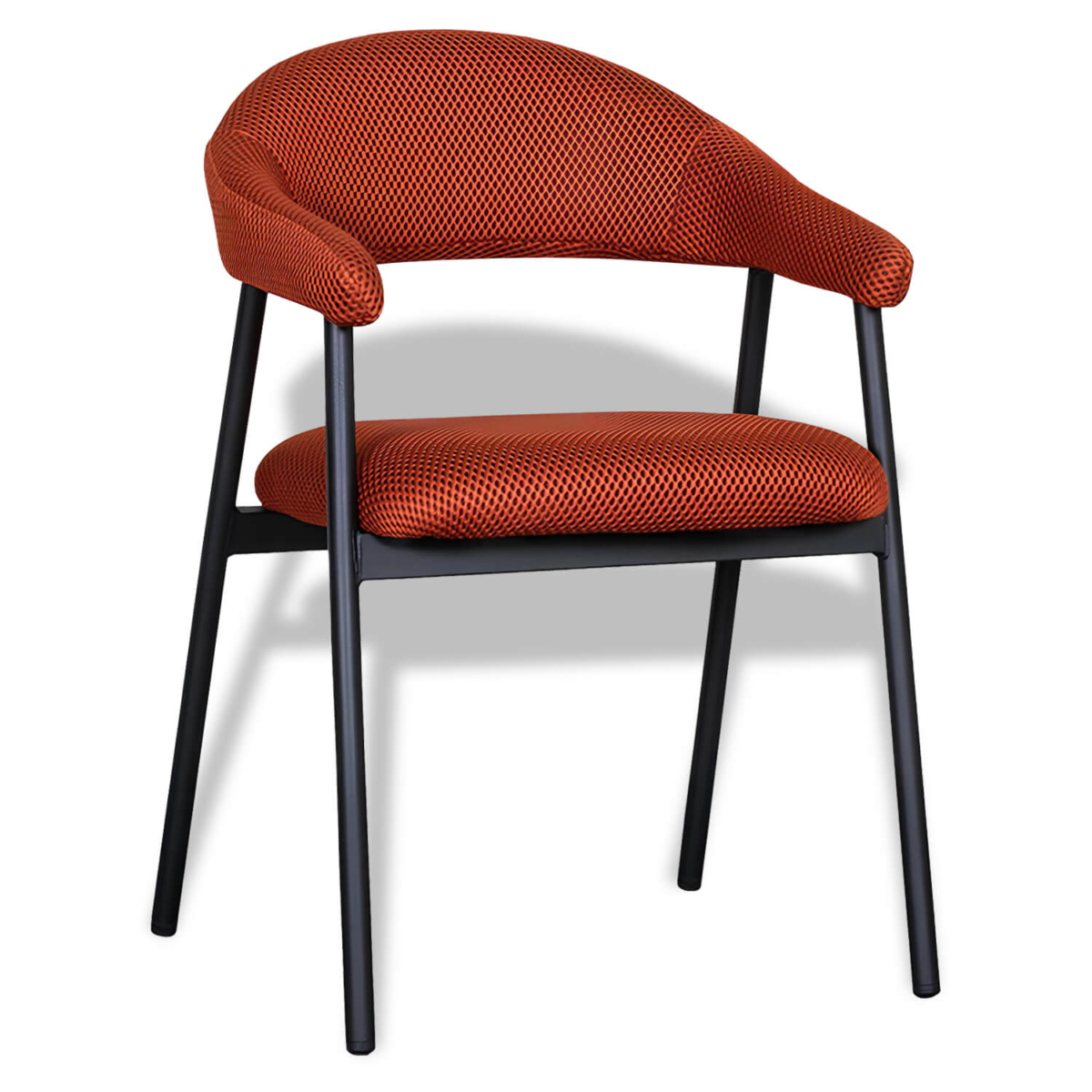 Horeca-Armstoel-Amaze-Ademende-Stof-Roest Horeca-Armstoel-Amaze-Ademende-Stof-Roest