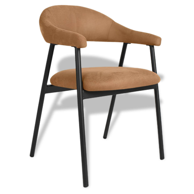 Horeca-Armstoel-Amaze-Vintage-Microvezel-Cognac