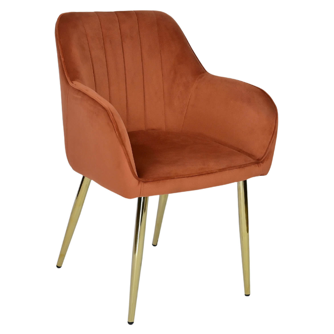 Horeca-Armstoel-Velvet-Fluweel-Artes-Roest