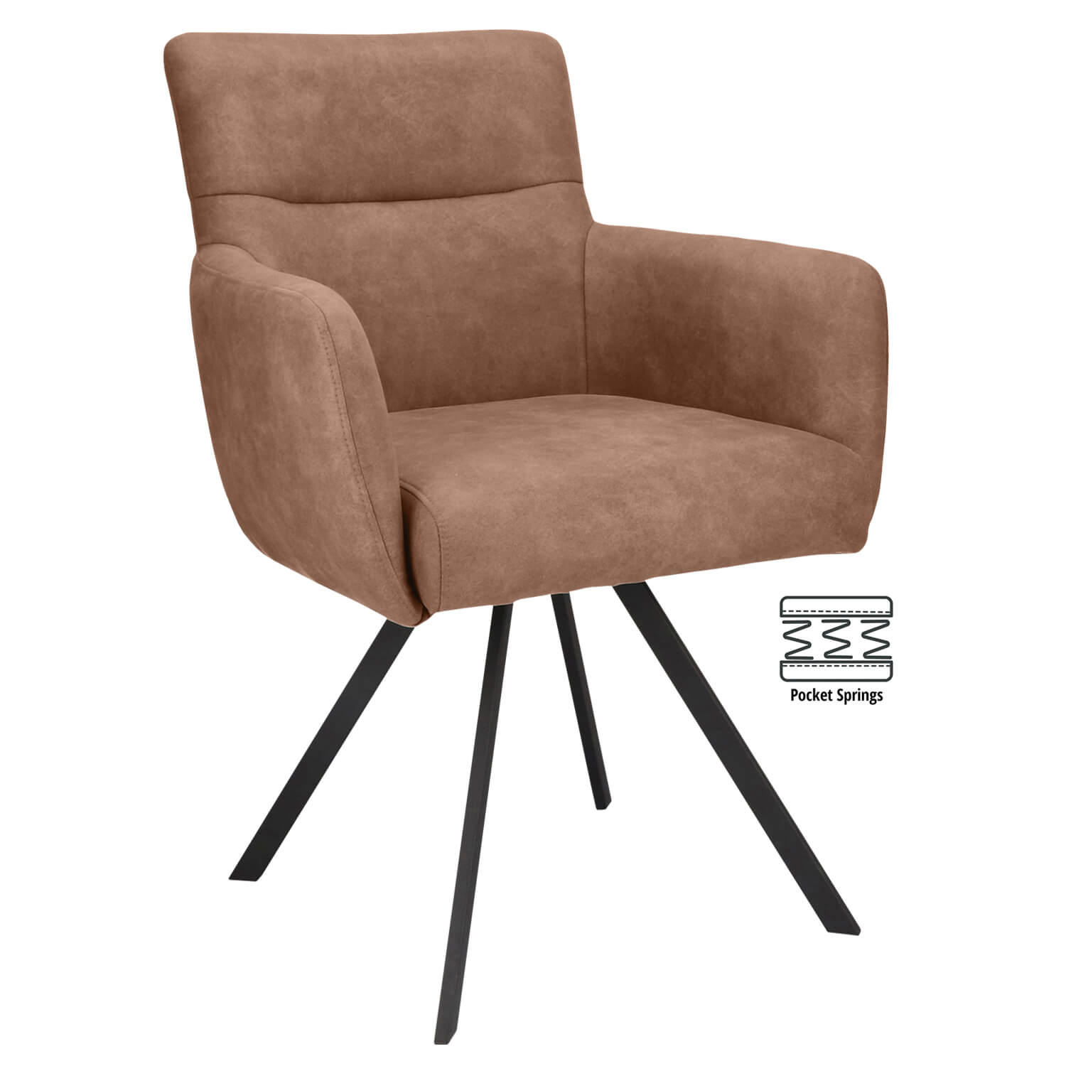 Horeca-Fauteuil-Kate-Vintage-Mocca