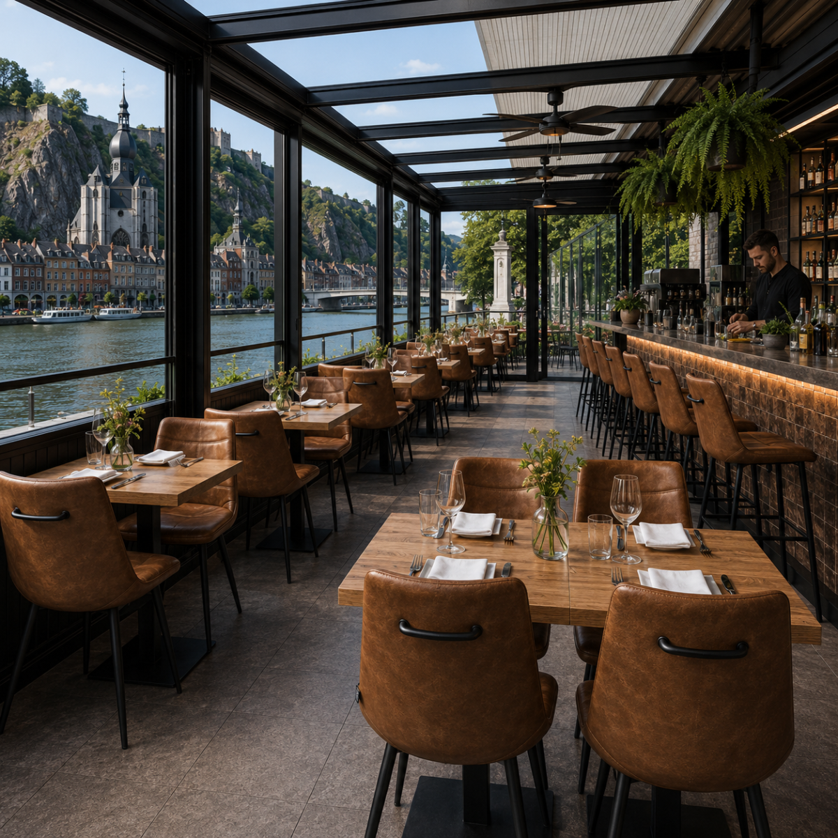 Horeca-Stoel-KENZA-Cognac-Kunstleer-neww