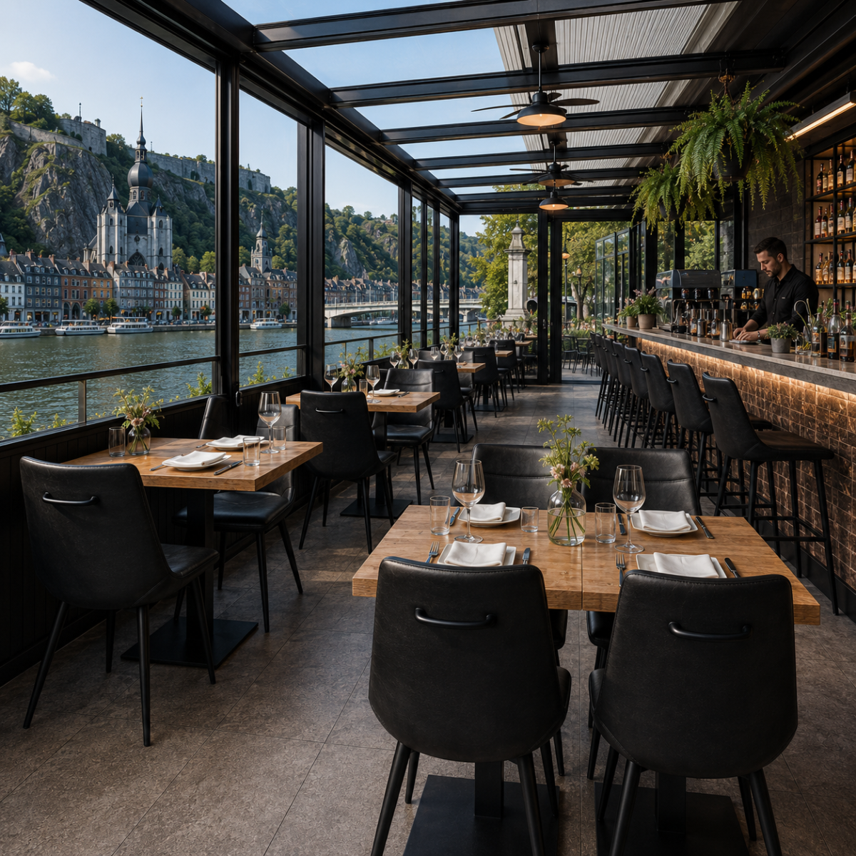 Horeca-Stoel-KENZA-zwart-Kunstleer-neww