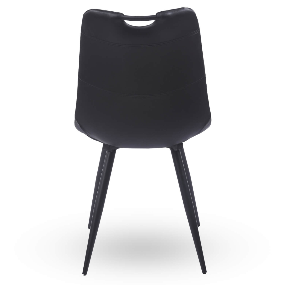 Horeca-Stoel-MARRAKESH-Zwart-Kunstleer-A