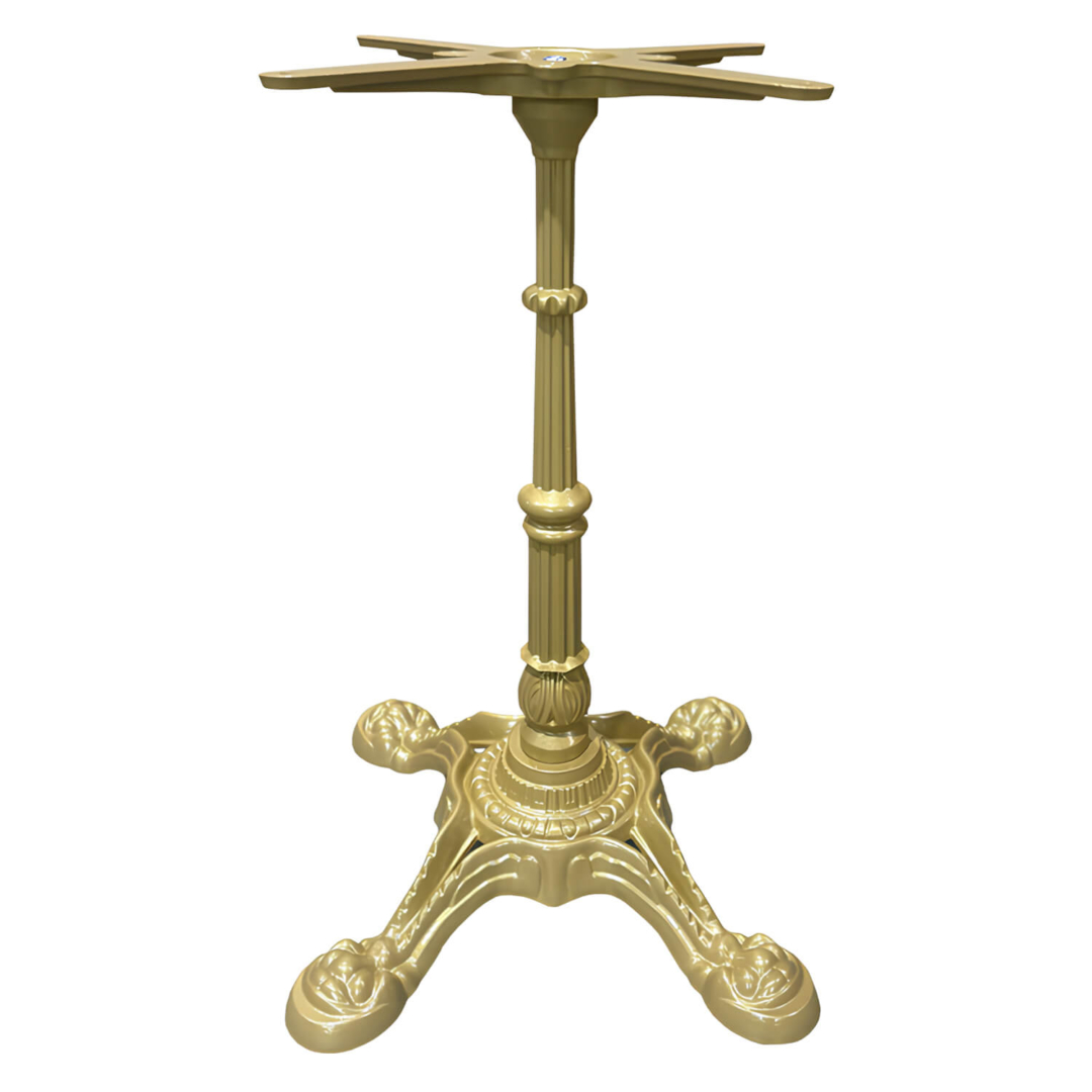 Horeca-Tafelonderstel-Gietijzer-45x45-Hoogte-72-Cm-Goud-CE155-GOLD