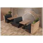 Horeca-Dubbel-Eetbank-Safran-Kunstleer-Model-2