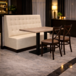 Horeca-Eetbank-ECO-LUNA-Creme-Kunstleer