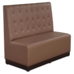 Horeca-Eetbank-Luna-120-cm-Kunstleer-Taupe