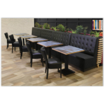 Horeca-Eetbank-Luna-120-cm-Kunstleer-Zwart-Model-4