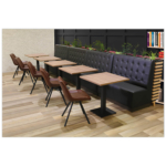 Horeca-Eetbank-Luna-120-cm-Kunstleer-Zwart-Model-6