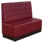 Horeca-Eetbank-Luna-140-cm-Kunstleer-Bordeaux