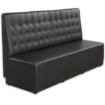 Horeca-Eetbank-Luna-200-cm-Kunstleer-Zwart