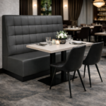 Horeca-Eetbank-NAPOLI-Grijs-Kunstleer