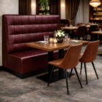 Horeca-Eetbank-NAPOLI-Roodbruin-Kunstleer