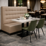 Horeca-Eetbank-NAPOLI-Taupe-Kunstleer