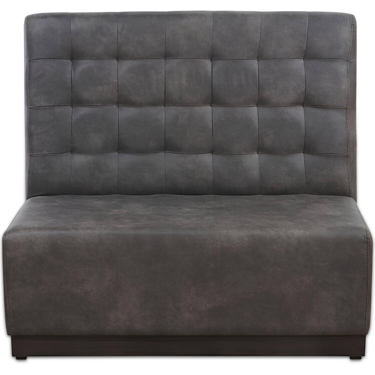 Horeca-Eetbank-Napoli-120-cm-Vintage-Microvezel-Antraciet-V