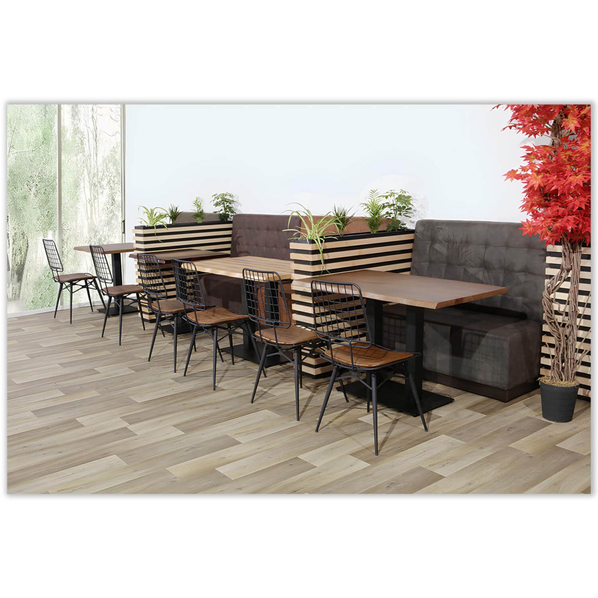 Horeca-Eetbank-Napoli-120-cm-Vintage-Microvezel-Cognac-Model-5