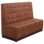 Horeca-Eetbank-Napoli-150-cm-Vintage-Microvezel-Cognac