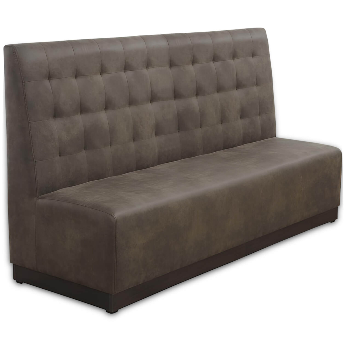 Horeca-Eetbank-Napoli-180-cm-Vintage-Microvezel-Olijf