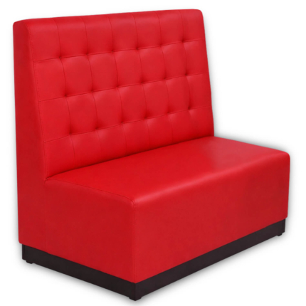 Horeca-Eetbank-Napoli-Kunstleer-Rood-120-cm