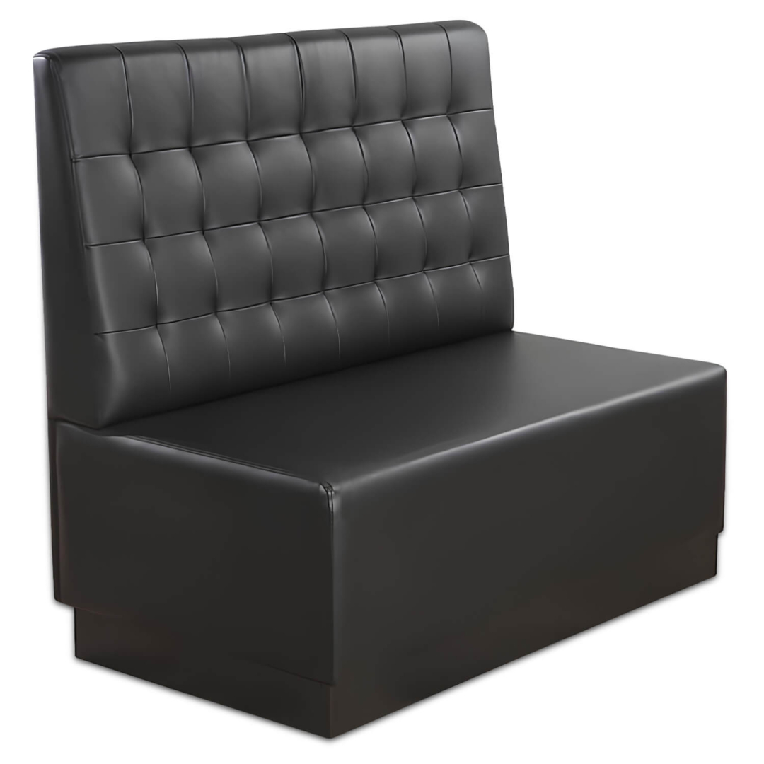 Horeca-Eetbank-Napoli-Kunstleer-Zwart