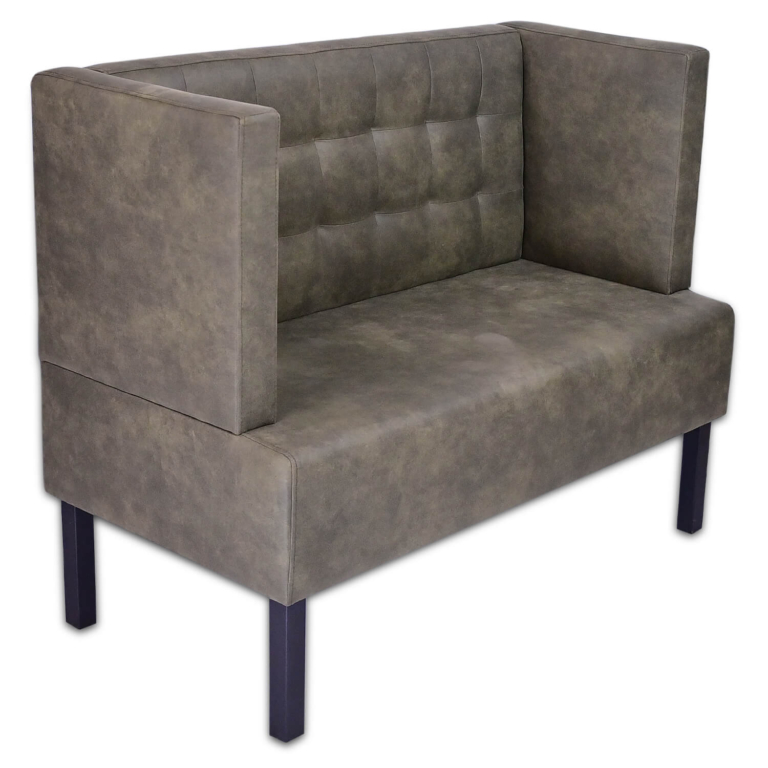 Horeca-Eetbank-Queen-Vintage-Microvezel-Olijf