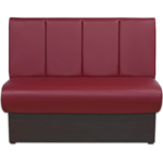 Horeca-Eetbank-Rome-Kunstleer-Bordeaux-V