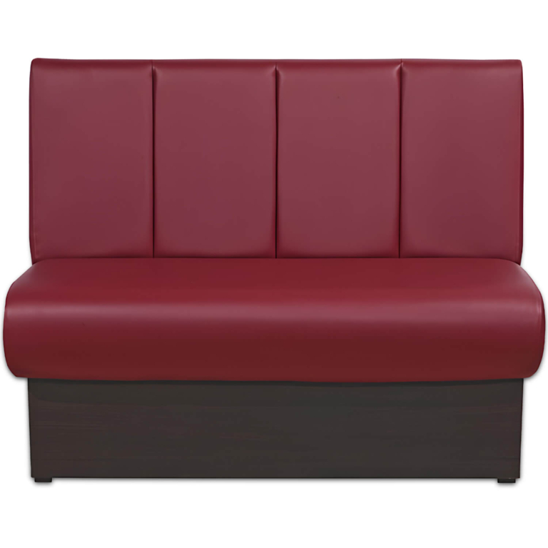 Horeca-Eetbank-Rome-Kunstleer-Bordeaux-V