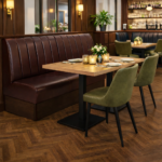 Horeca-Eetbank-SAFRAN-Bruin-Kunstleer