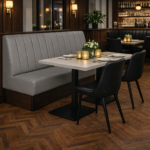 Horeca-Eetbank-SAFRAN-Grijs-Kunstleer