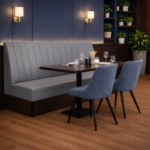 Horeca-Eetbank-SAFRAN-Grijs-Kunstleer