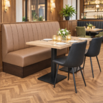 Horeca-Eetbank-SAFRAN-Karamel-Kunstleer