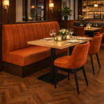 Horeca-Eetbank-SAFRAN-Roest-VelvetFluweel