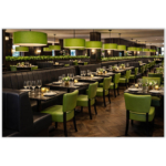 Horeca-Eetbank-SAFRAN-Zwart-Kunstleer-Set