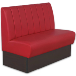 Horeca-Eetbank-Safran-120-cm-Kunstleer-Rood