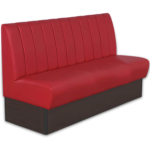 Horeca-Eetbank-Safran-160-cm-Kunstleer-Rood