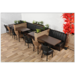 Horeca-Eetbank-Safran-Zwart-Model-8