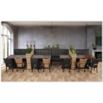 Horeca-Eetbank-Safran-Zwart-Model-9