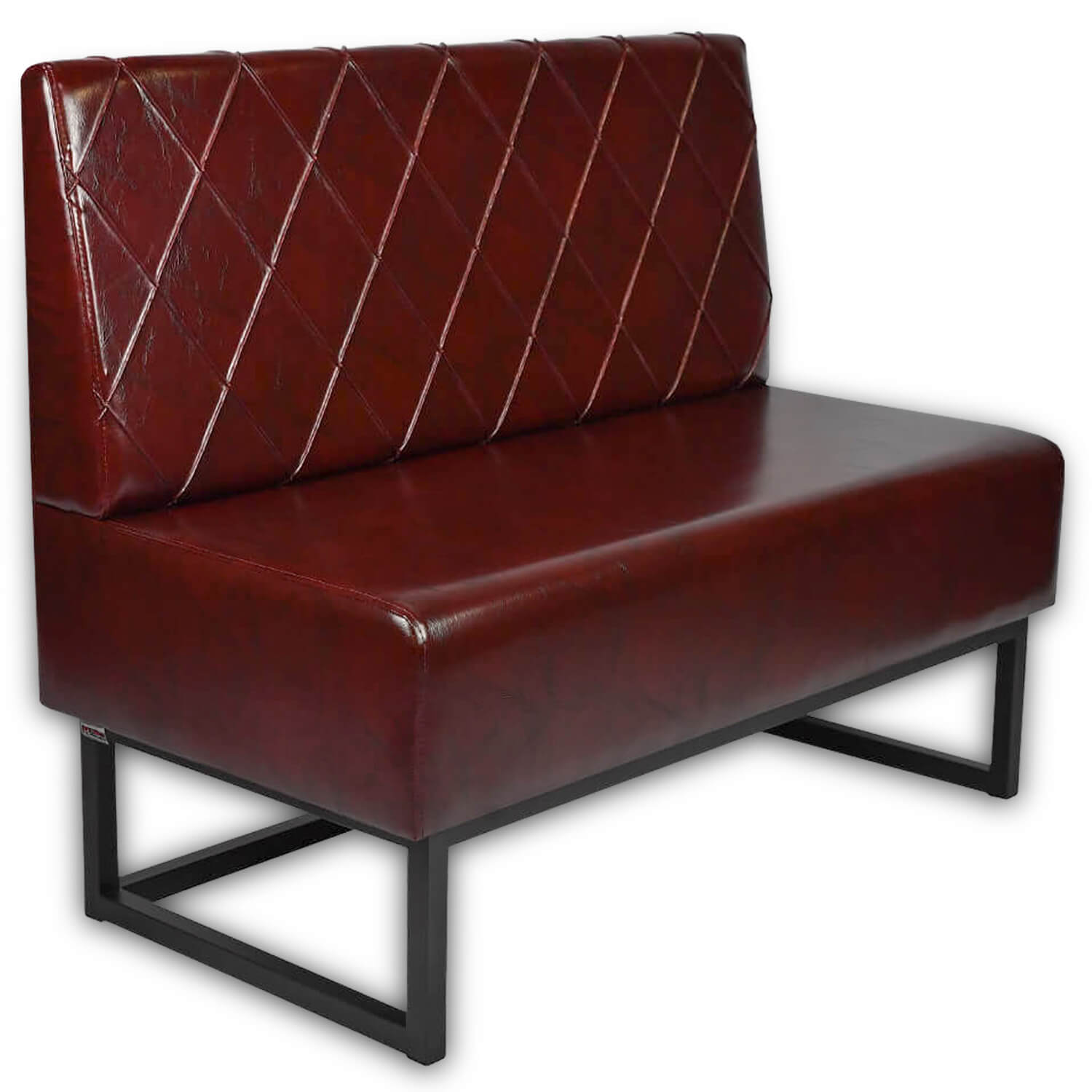 Horeca-Eetbank-TROJE-Bruin-Kunstleer-120cm Horeca-Eetbank-TROJE-Bruin-Kunstleer-120cm