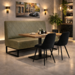 Horeca Eetbank-TROJE-Olijf-Microvezel