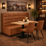 Horeca-Eetbank-Toledo-Cognac-Microvezel