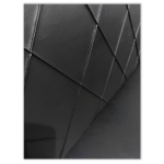 Horeca-Eetbank-Troje-Kunstleer-Zwart-D